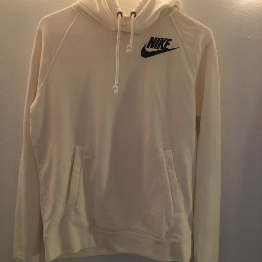 White Nike hoodie